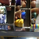 Pottery in all shapes, sizes, and colors.